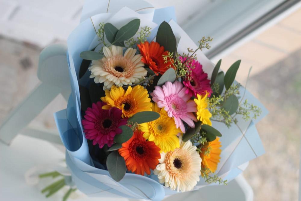 Букет цветов из: Герберы в Ижморском