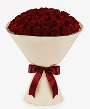 Букет 101 Бордовая роза Блэк Бакарра в Ижморском