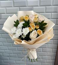 Букет цветов из:  Розы и Хризантемы в Ижморском