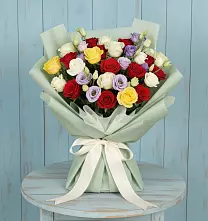 Букет цветов из:  Розы в Ижморском