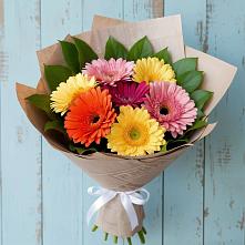 Букет цветов из:  Герберы #REPLACE_PRED# Ижморском