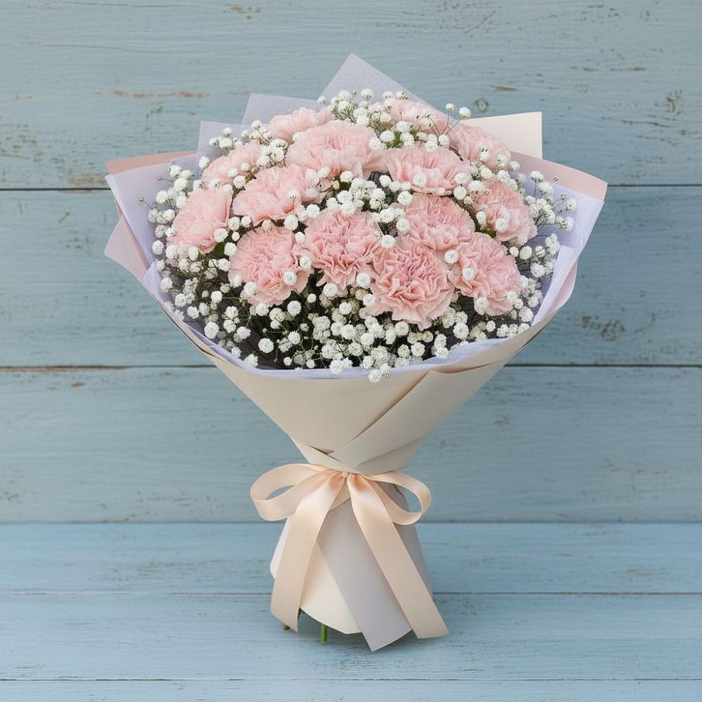 Букет цветов из: Гвоздики в Ижморском