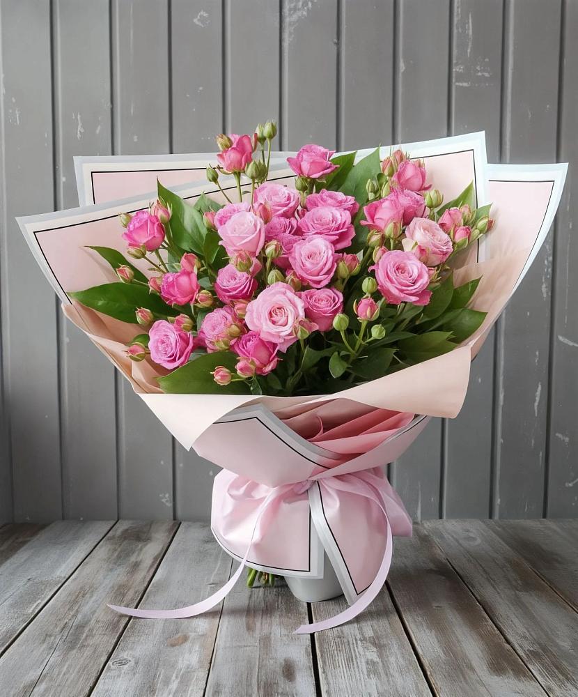 Букет Розовый кустик в Ижморском