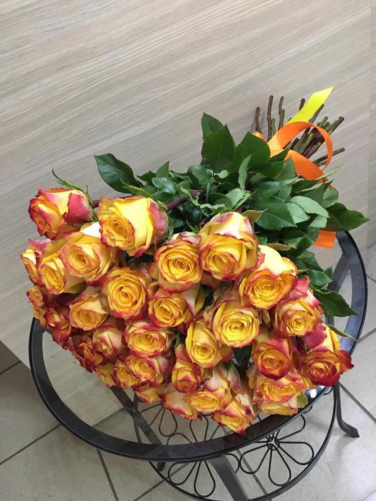 Букет Желтые розы в Ижморском