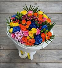 Букет цветов из:  Розы и Хризантемы в Ижморском