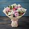 Букет цветов из: Хризантемы, Альстромерии и Розы в Ижморском